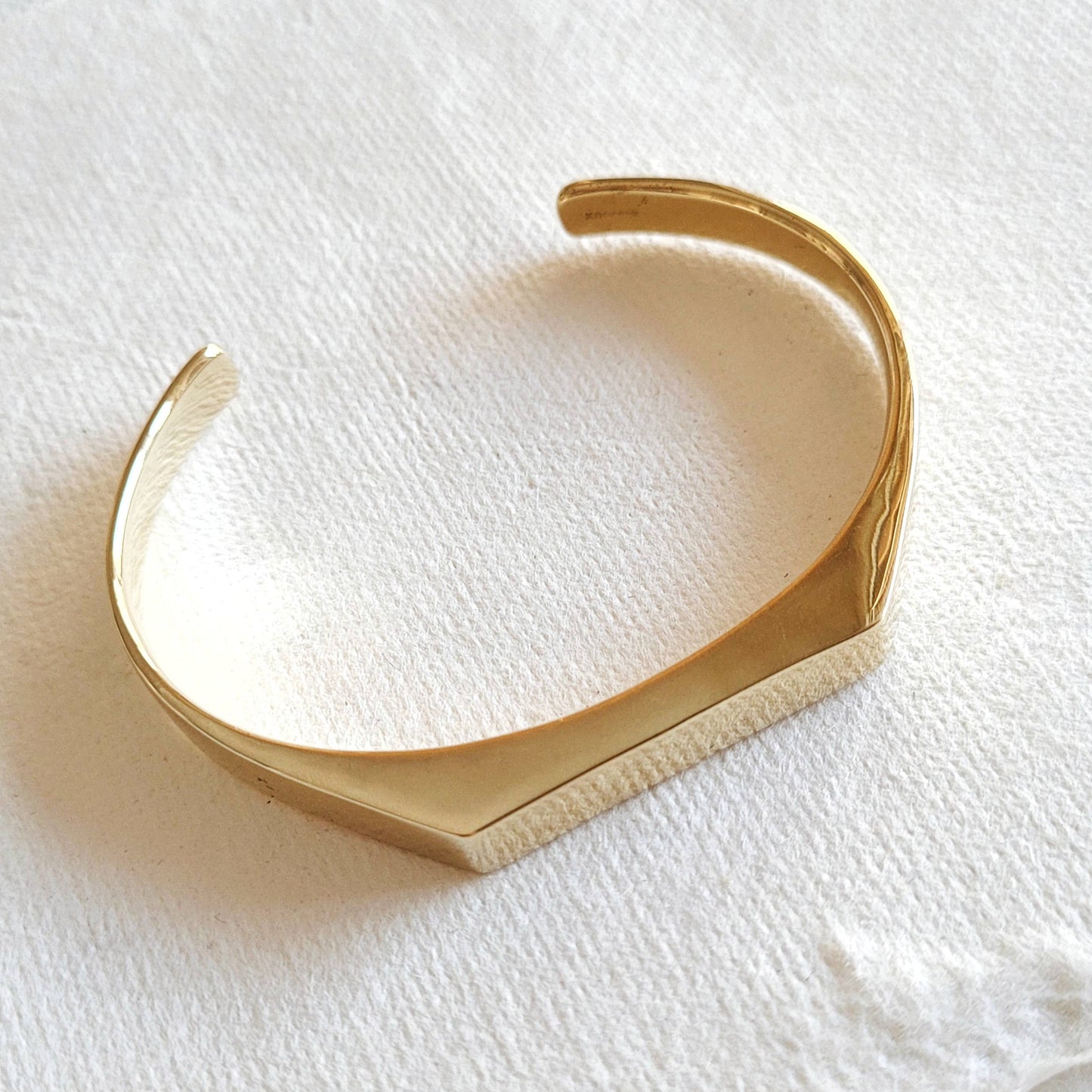 Brass ID bar I Dont Cuff bracelet bangle