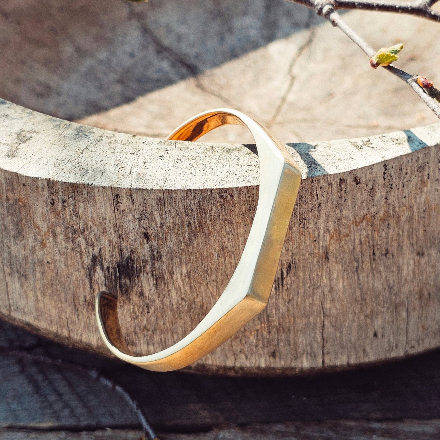 Brass ID bar I Dont Cuff bracelet bangle
