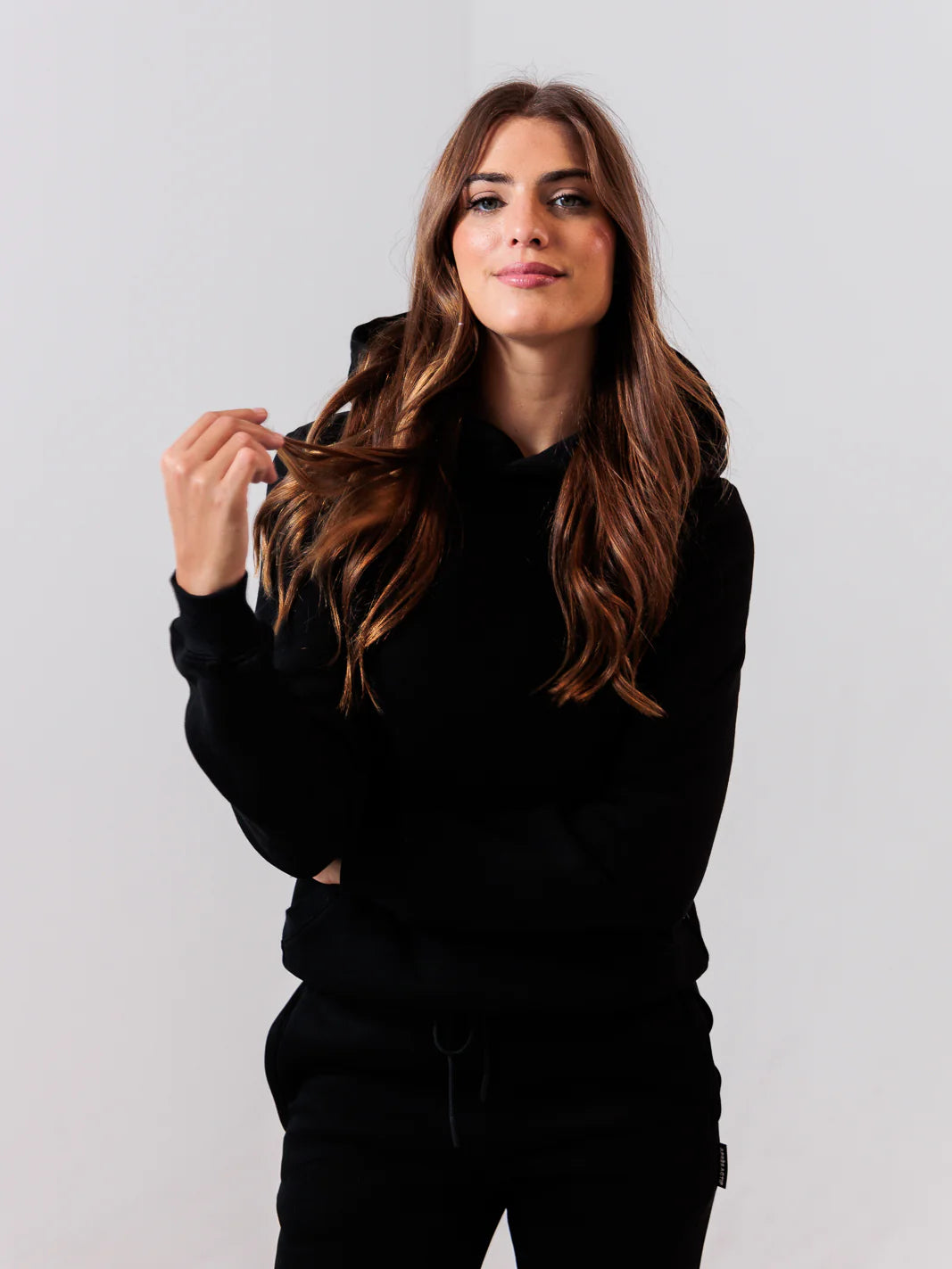 Embossed Hoodie - Black