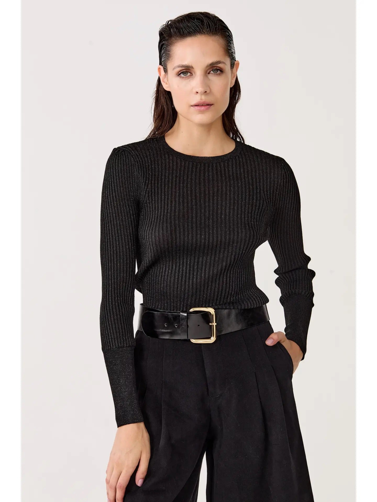 Women's Capsule Wardrobe Essentials Black Sweater