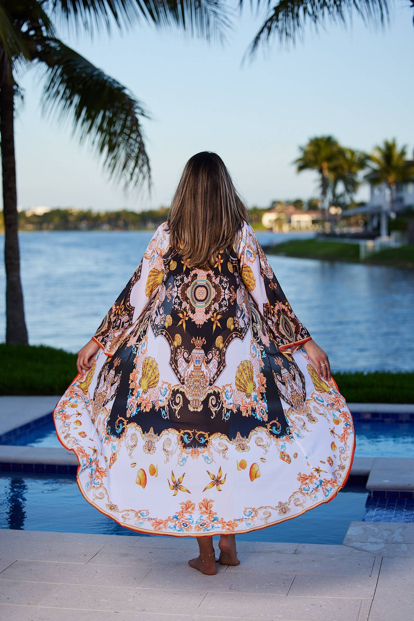 Women’s capsule essentials kaftan back spread 