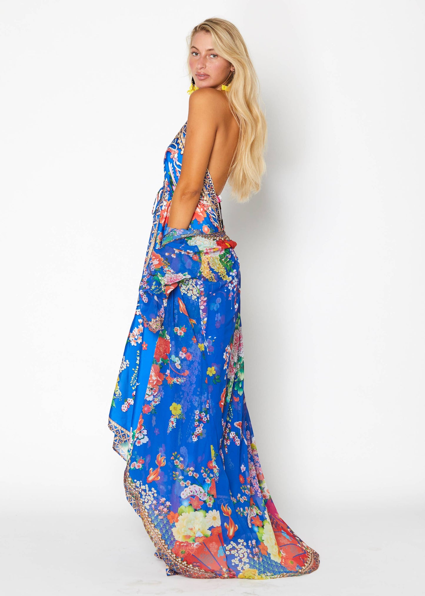 Hawaii Resort Halter Dress