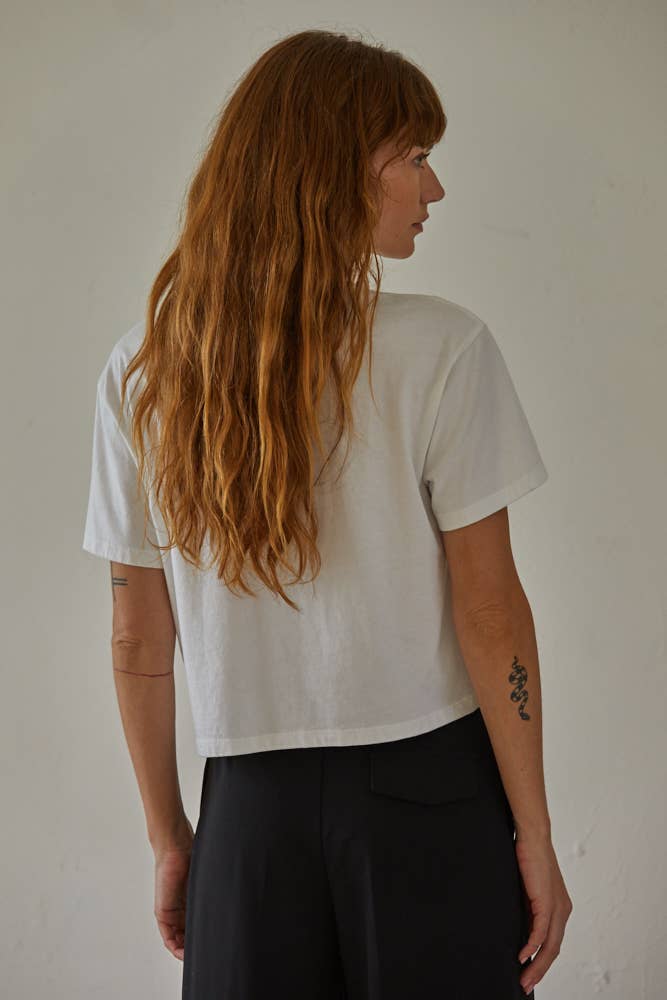 Perfect Cut Basic White Tee