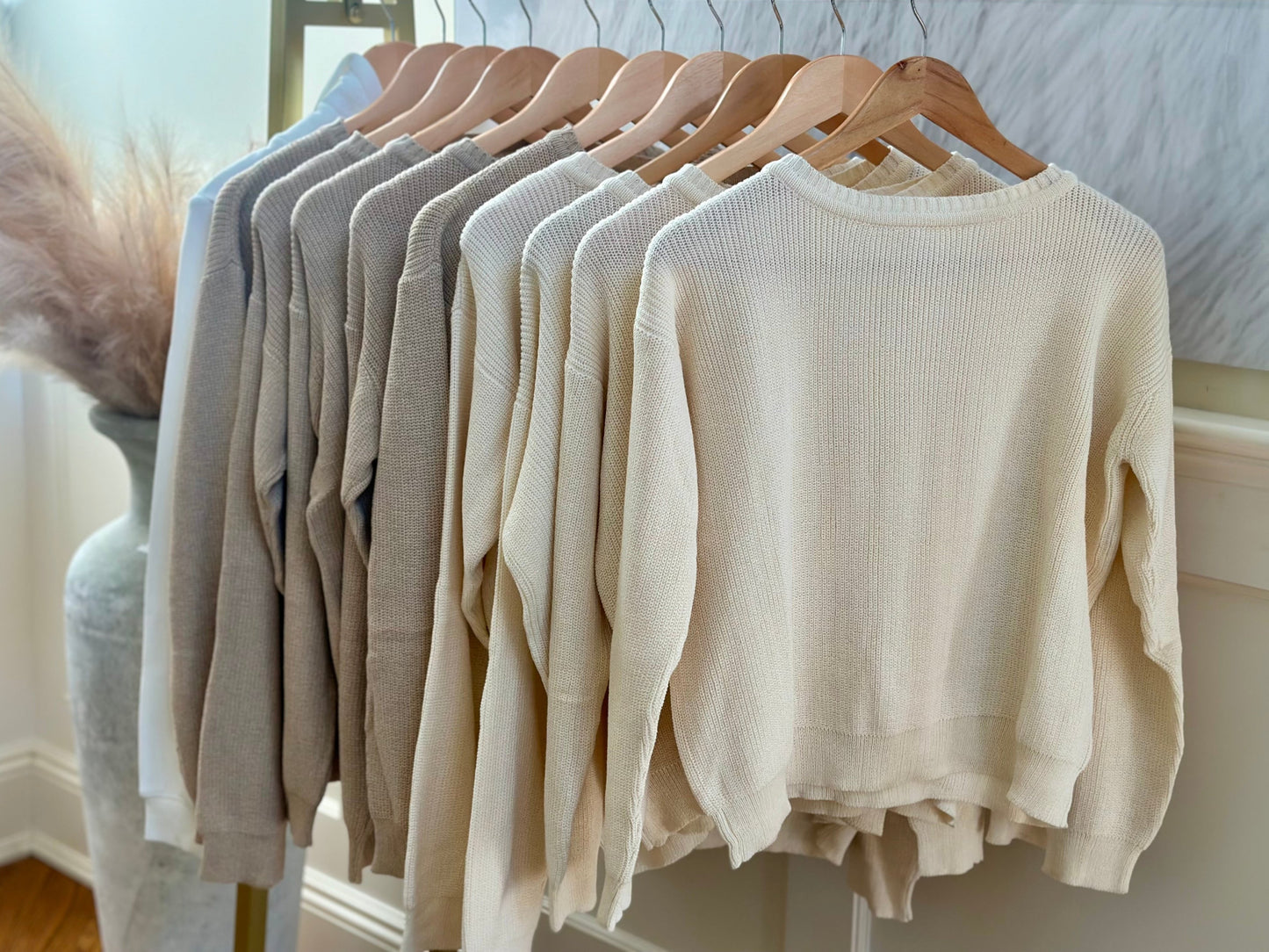 Essential Cotton Knit Sweater