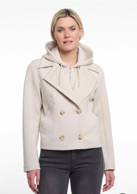 Fog Grey Double-Breasted Jacket