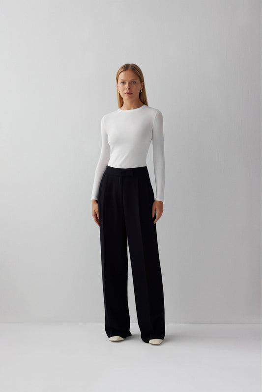 Essential High-Waisted Trousers